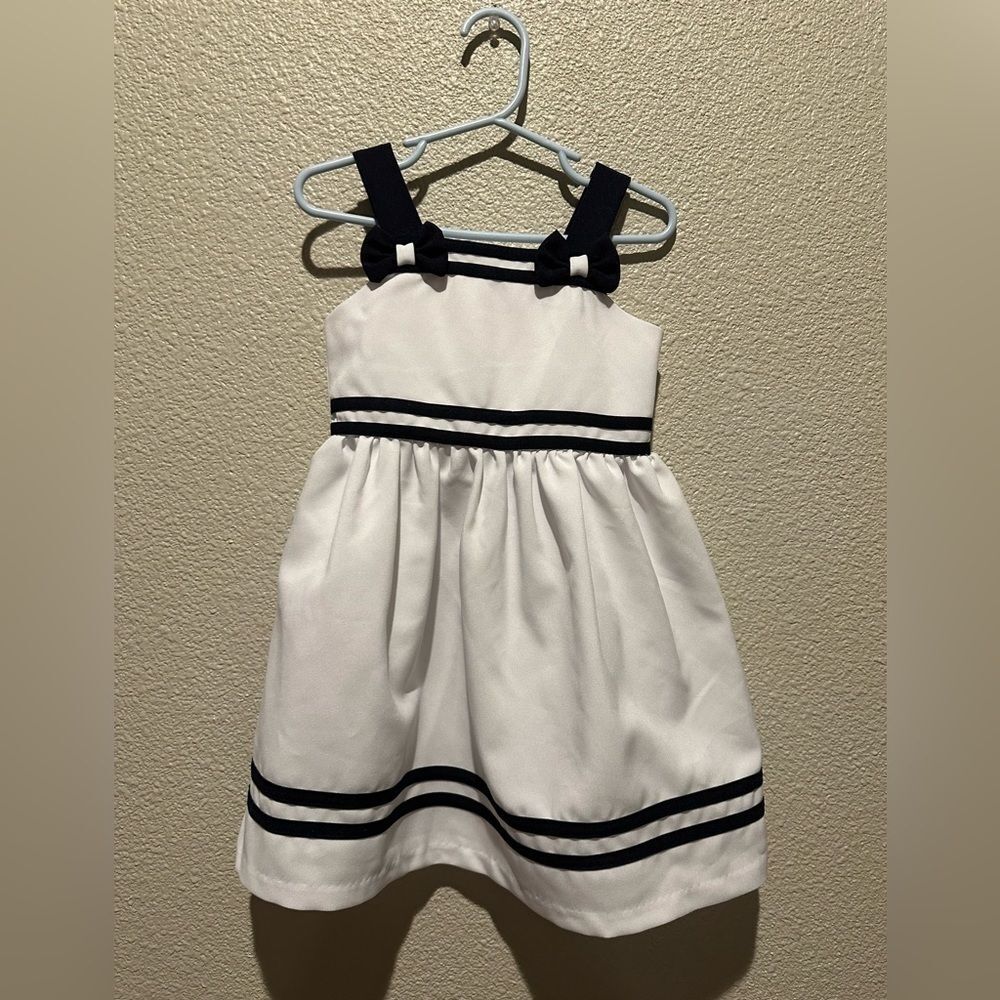 NWOT Bonnie Jean Navy Style Girl Toddler Dress Size 3T